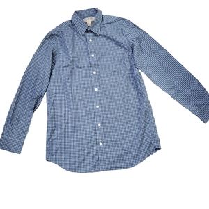 Duluth trading co. Mens long sleeve plaid 100% cotton long sleeve shirt size LT